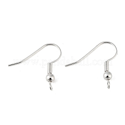 Латунные крючки для сережек&nbsp;KK-H258-06B-S