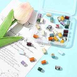 40шт 10 цвета фарфоровые бусины ручной работы PORC-FS0001-20