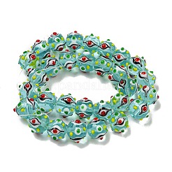 Бусы лэмпворк ручной работы&nbsp;LAMP-N025-05C