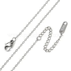 Colliers à chaîne en acier inoxydable 304 de 1.5 mm pour femmes&nbsp;SA-CBACA62-06P