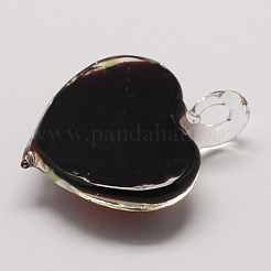 Бусины ручной работы подвески золотой песок LAMP-S059-9-B