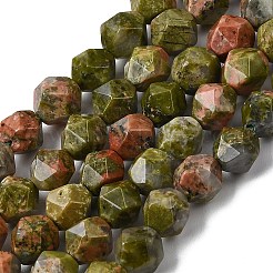 Природные Unakite бисер нитей G-Z119-A31-01