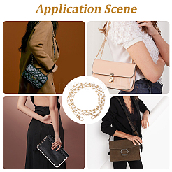 1 шт. цепные ручки для сумок из искусственной кожи и алюминия&nbsp;AJEW-CL0001-27A