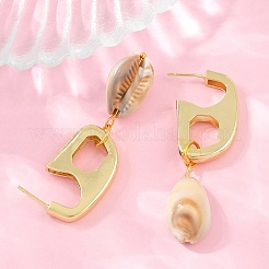 Pendientes colgantes de latón&nbsp;KK-CBA8324-17G