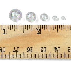 800шт 5 размера экологически чистые прозрачные акриловые бусины&nbsp;TACR-FS0001-21