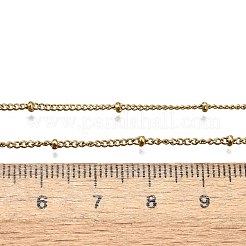 Ионное покрытие (ip) 304 нержавеющая сталь панцирные цепи браслеты на ногу AJEW-P069-05G