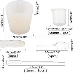 Наборы силиконовых форм для свадебного платья DIY-OC0003-20