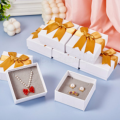 Quadratische Geschenkbox für Schmuckset aus Papier&nbsp;CON-TAC0013-03B