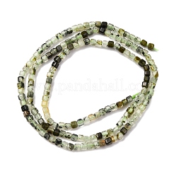 Бусины из натурального пренита G-RM241221-K3