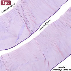 10 yard de bordure en dentelle plissée en polyester Lucency&nbsp;OCOR-GF0004-74I