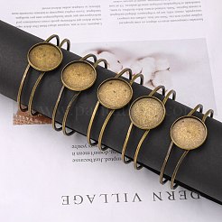 Латуни браслет делает MAK-Q011-73AB-25mm