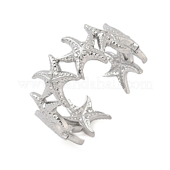 Кольца-манжеты из нержавеющей стали 304 для женщин&nbsp;RJEW-A079-03C-P