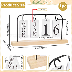 Tischkalenderhalter aus Eisen&nbsp;AJEW-WH0752-486EB