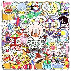 50 шт. ПВХ клейкие водонепроницаемые наклейки самоклеящиеся наклейки PW-WG6E8A3-01