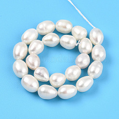 Нити из натурального культивированного пресноводного жемчуга PEAR-N012-07V-01