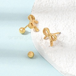 Boucles d'oreilles à tige en acier inoxydable 304 pour femmes&nbsp;SA-CBA44F8-04G-01
