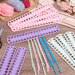 9 Stück Stickgarnplatte aus Kunststoff in 9 Ausführungen&nbsp;DIY-FG0007-69