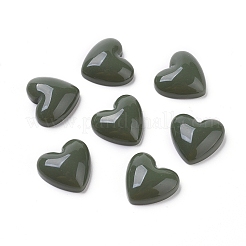 Кабошоны из смолы&nbsp;LS-RESI-WH0008-18B