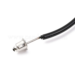 Серьги-полукольца из нержавеющей стали 201 с устойчивой к потускнению краской для запекания&nbsp;EJEW-P185-A01-03