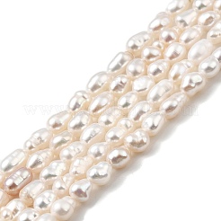 Нити из натурального культивированного пресноводного жемчуга PEAR-I007-01O-01D