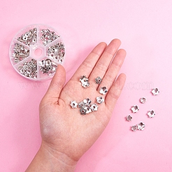 1box смешанный стиль тибетский стиль сплава шапки шапки TIBE-JP0003-01