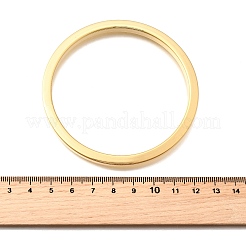 Латунные простые браслеты для женщин&nbsp;BJEW-D339-01G