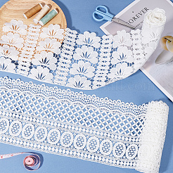 4 ярд двух видов кружевной ленты из молочного волокна&nbsp;OCOR-CY0001-08A