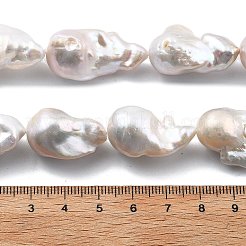 Натуральные нити нуклеированных грушевидных бусин PEAR-B004-15L-03A