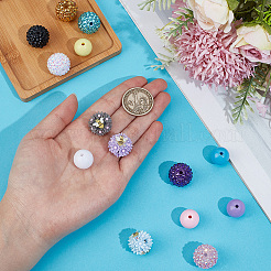 6 Stück 6 Farben handgefertigte Polymer Clay Perlen&nbsp;CLAY-PA0001-47