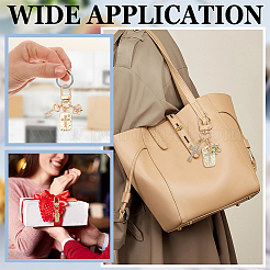 8 шт. 4 стиля подвески из сплава со стразами&nbsp;HJEW-NB00323