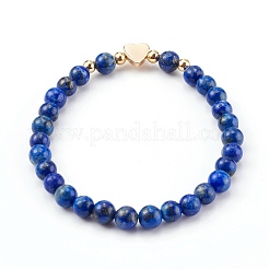 Pierres précieuses naturelles bracelets en perles rondes extensibles&nbsp;BJEW-JB05992