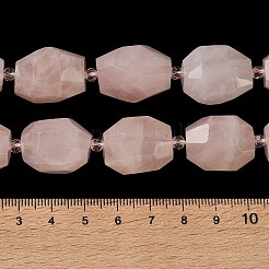 Natürlichen Rosenquarz Perlen Stränge&nbsp;G-K408-A01-01