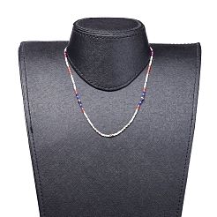 Колье из бисера NJEW-JN02659-03