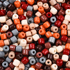 Непрозрачные цветные стеклянные бусины&nbsp;SEED-N007-17B