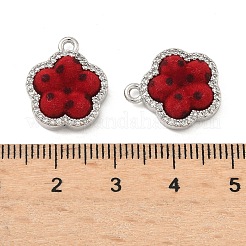 Латунные микро проложить кубического циркония подвески&nbsp;KK-C158-03C-P