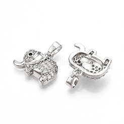 Латунные микро проложить кубического циркония подвески&nbsp;KK-T070-64P