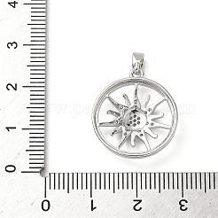 Латунные микро проложить кубического циркония подвески&nbsp;KK-P334-09P