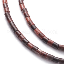 Fili di perline di occhio di tigre rosso naturale tinti e riscaldati&nbsp;G-H255-05