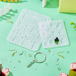 Наборы для изготовления висячих сережек своими руками DIY-TA0012-35