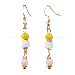 Серьги-подвески из акрила и полимерной глины EJEW-JE06281