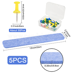 Самоклеящиеся фетровые стикеры для блокнотов&nbsp;AJEW-WH20070-083I