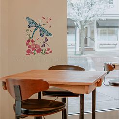 Пластиковые многоразовые шаблоны трафаретов для рисования DIY-WH0202-393