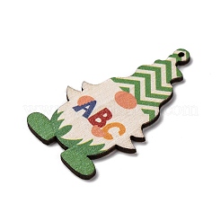 Печатные подвески дерева WOOD-B009-02E