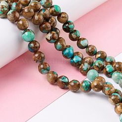 Собранные нити из натурального бронзита G-K317-A07-03