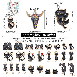 Подвески из сплава с покрытием из светлого золота&nbsp;ENAM-PH0002-46