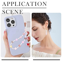 50шт 5 стиля прозрачные акриловые бусины&nbsp;TACR-YW0003-40