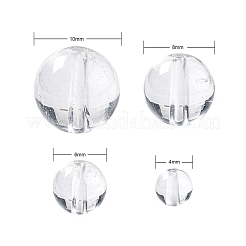 340шт 4 размера натуральный сорт кварцевый кристалл бусины нити G-LS0001-29