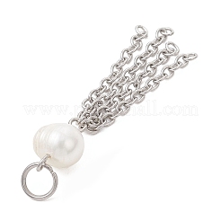 Подвески из натурального культивированного пресноводного жемчуга в форме картофеля&nbsp;PALLOY-JF05010-02