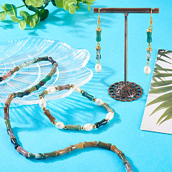 1 нить бусины из натурального индийского агата G-TA0002-56