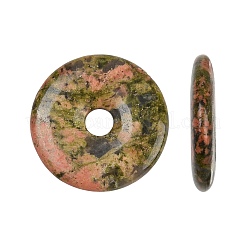 Природные подвески Unakite G-C220-F01-30mm